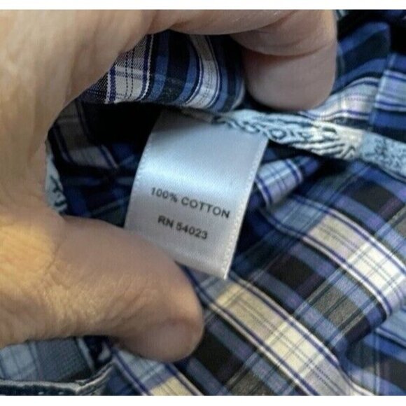 Banana‎ Republic Womens Size Small Blue Plaid Shirt Blazer Jacket Preppy Office - Picture 8 of 9